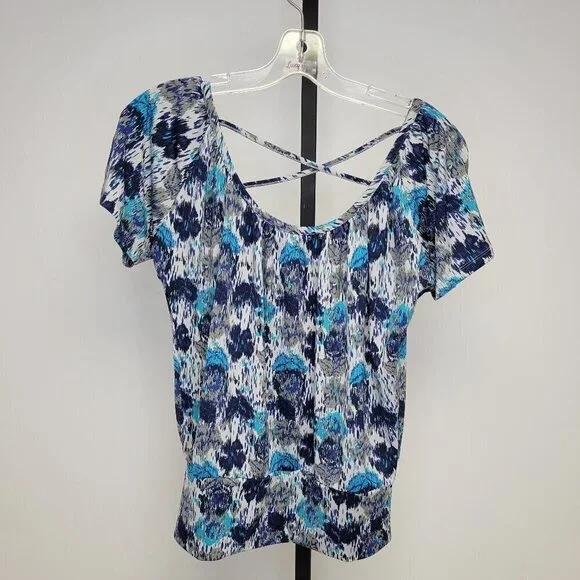 George Cross Back Flowy Top - Picture 1 of 3